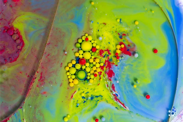 抽象太阳系大理石纹理套装Vol.2 Solar Marble Texture vol.2插图(1)