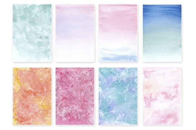 水彩手工制作纸张纹理合集 Watercolor Wonderful Papers插图(2)