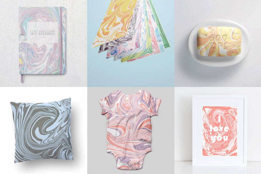 手工制作大理石纹理合集 Marble Textures Pro插图(1)