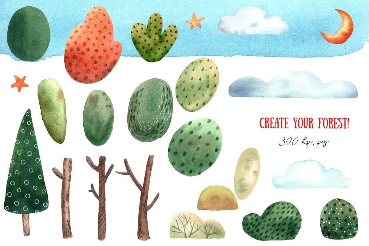 古老的童话故事水彩插画合集插图(12)