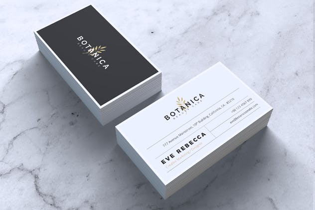 现代极简主义企业名片制作模板v1 Modern Minimalist Business Card Vol. 01插图(5)