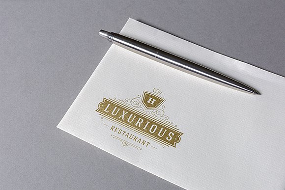 50款奢侈品品牌Logo设计模板 50 ornaments logos & monograms插图(12)