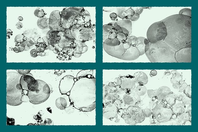 经典半色调墨水气泡背景纹理 Bubble Texture Pack 1.6插图(1)