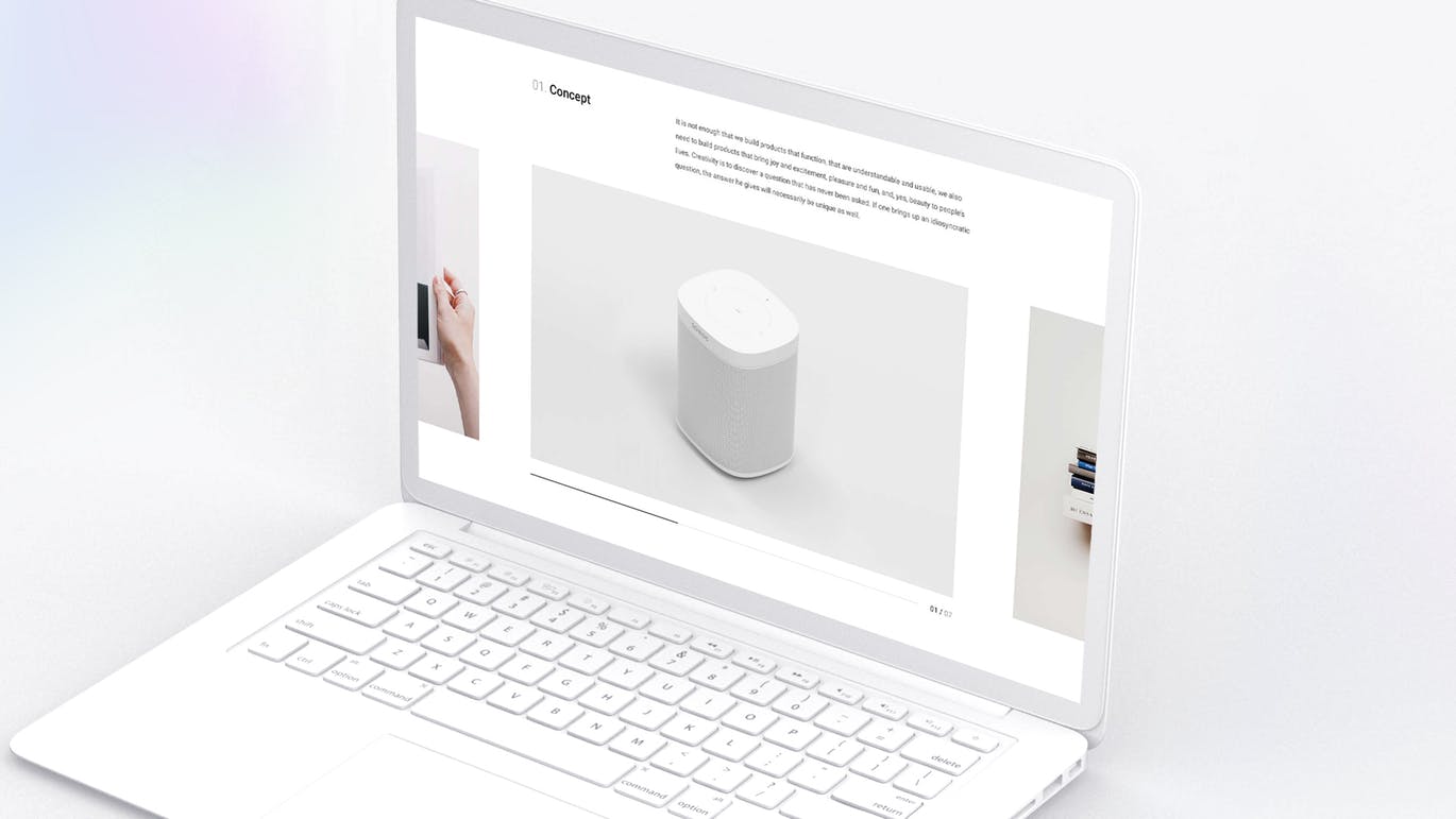 白色超极本笔记本电脑样机模板 White Laptop Mockup插图(15)