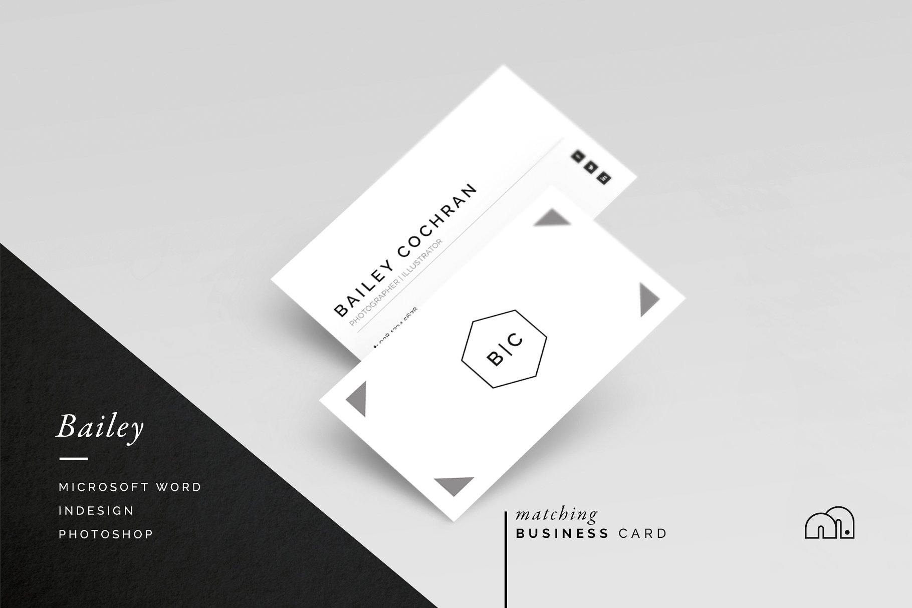 经典实用多风格简历模板合集 Threebie Resume/CV Bundle 4插图(6)