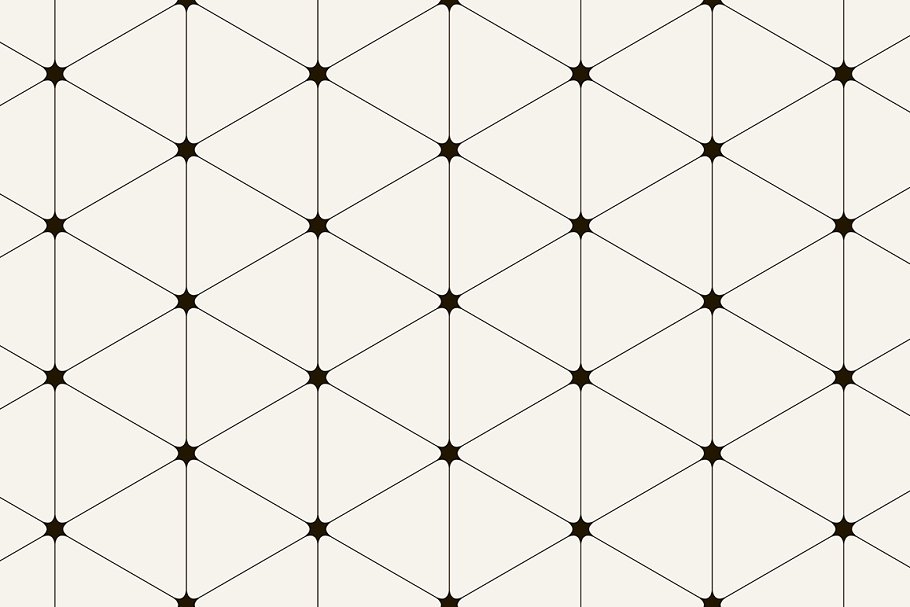 三角形图形无缝图案纹理 Triangles. Seamless Patterns Set 10插图(3)