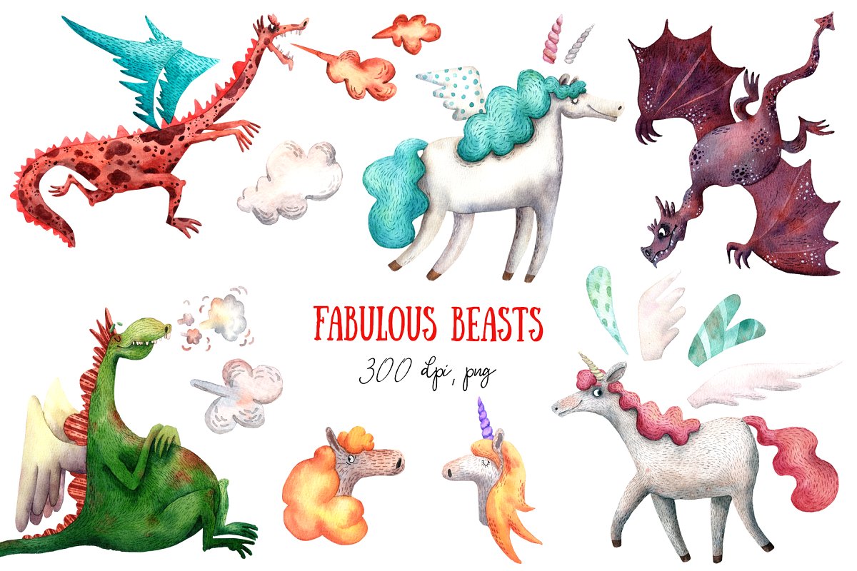 古老的童话故事水彩插画合集插图(18)