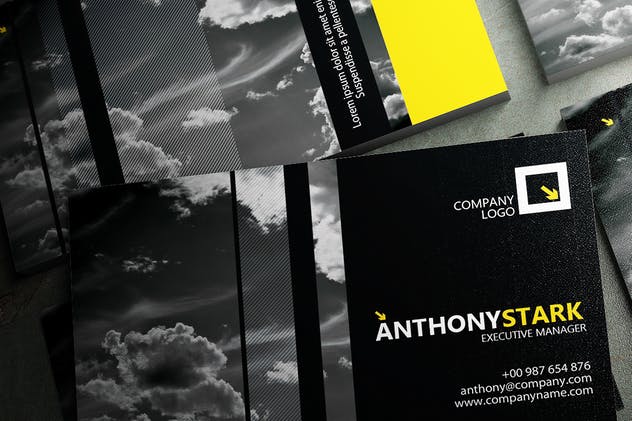 艺术摄影服务企业名片设计模板 Photography Business Card Design插图(1)