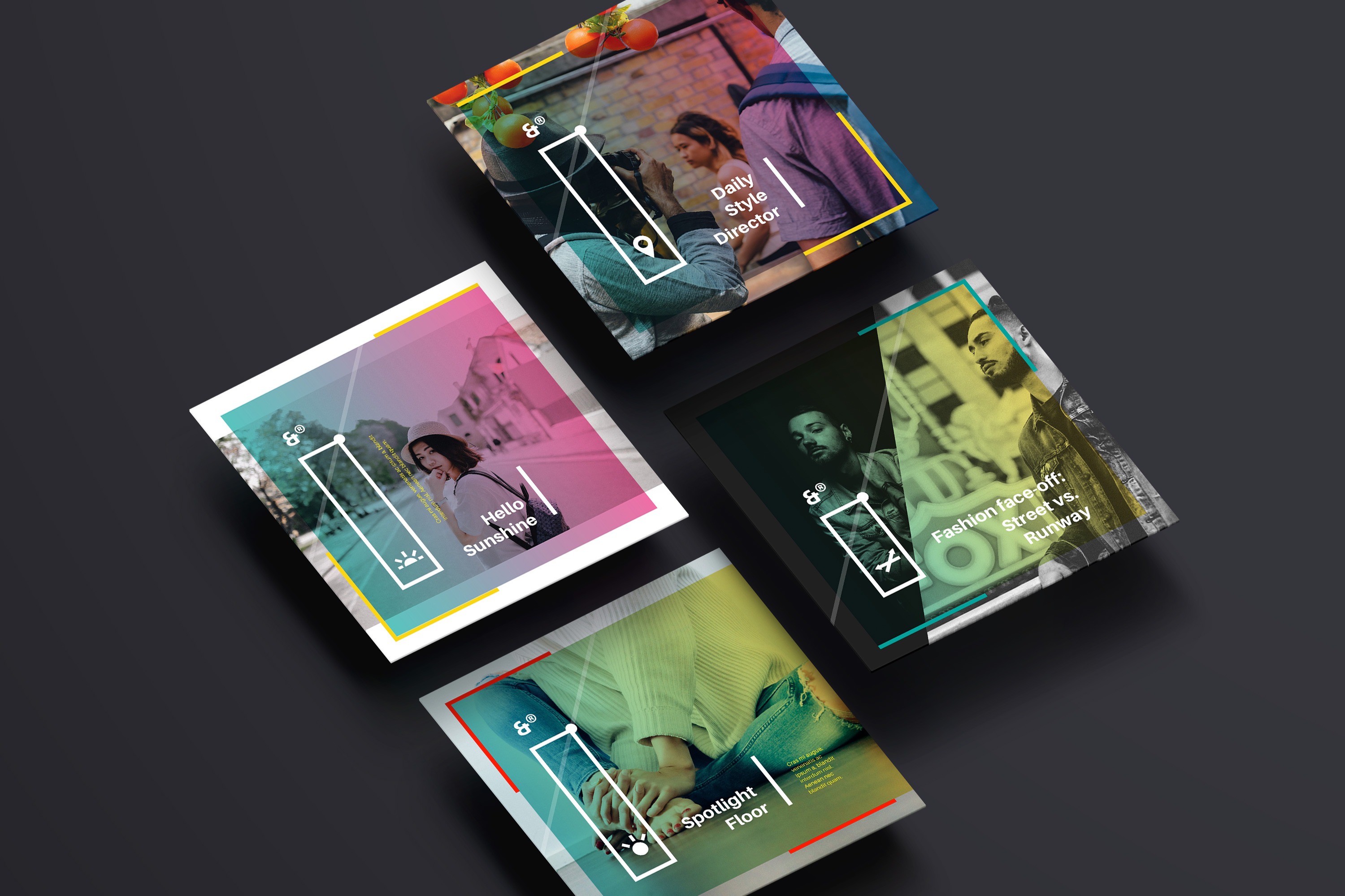 方形设计透视图样机模板01 Square Perspective Mockup 01插图(4)