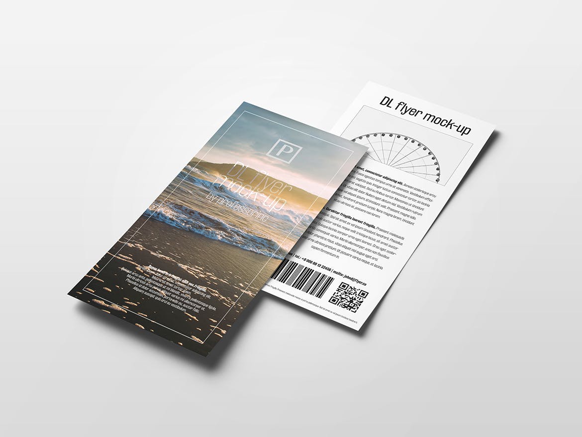 DL传单设计效果图样机素材库精选模板 DL Flyer Mock-Up插图(12)
