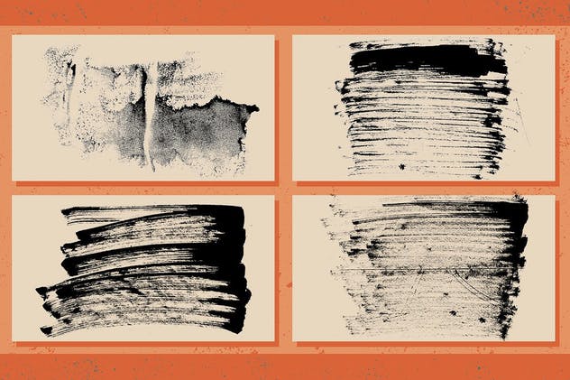 15款复古手工制作风格油墨肌理纹理 15 Grandpa’s Texture插图(2)