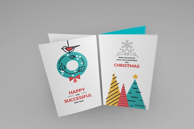 邀请函/明信片/贺卡样机模板 Invitation/ Greeting Card Mockups插图(11)