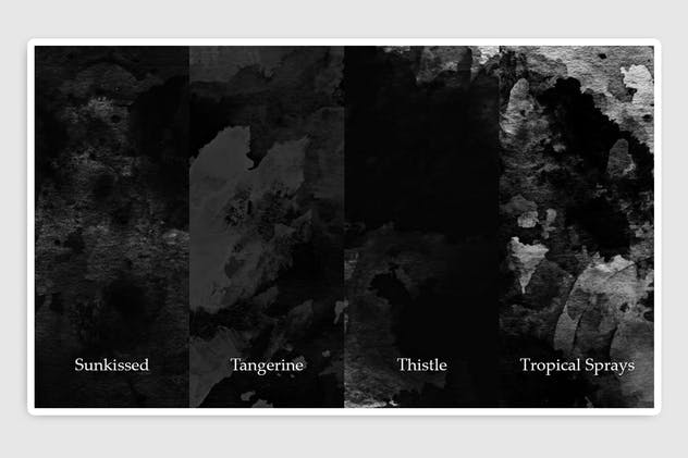 深黑色水墨水彩背景纹理 Black Dark Watercolor Texture插图(6)