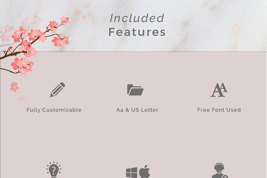 现代简约实用简历模板 Resume Template 4 pages | Clean插图(7)