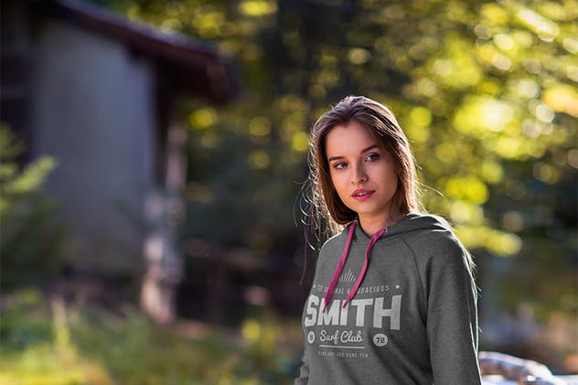 时尚服装连帽衫样机Vol.1 Hoodie Mock-Up Vol.1插图(5)