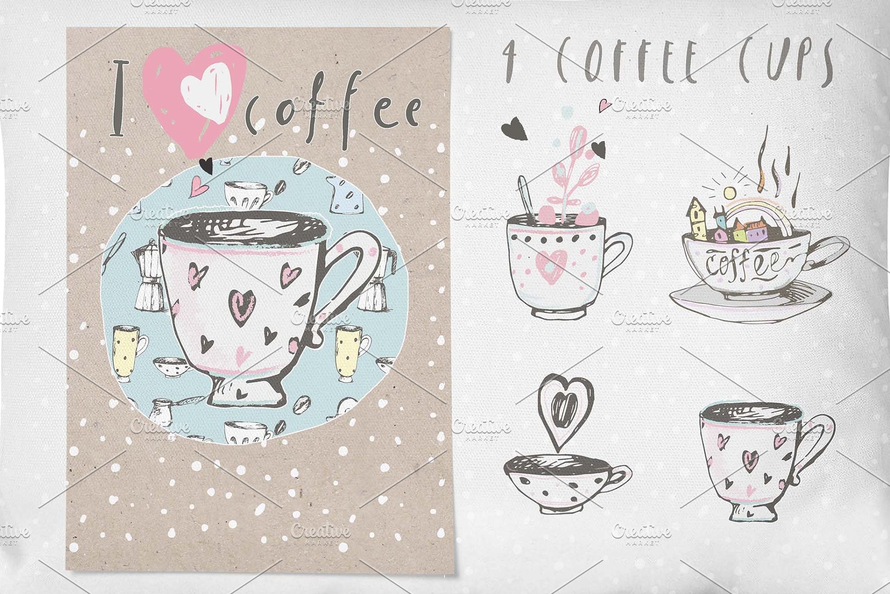 温馨的农场手绘设计元素合集[2.97GB] LOVE IN THE FARMHOUSE插图(15)