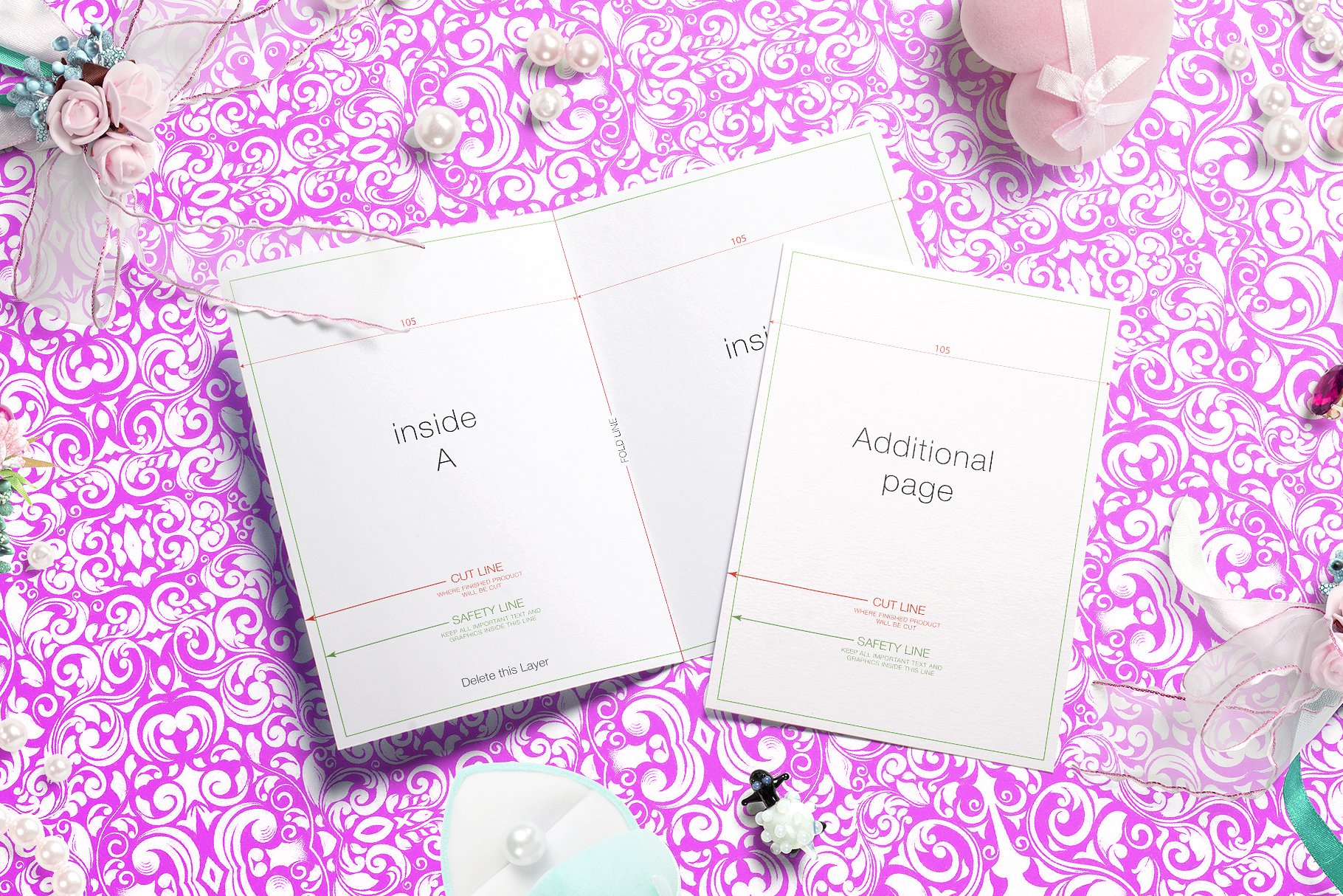 婚礼邀请卡样机模板[1.8GB] Wedding Greeting Cards mockups v.2插图(1)