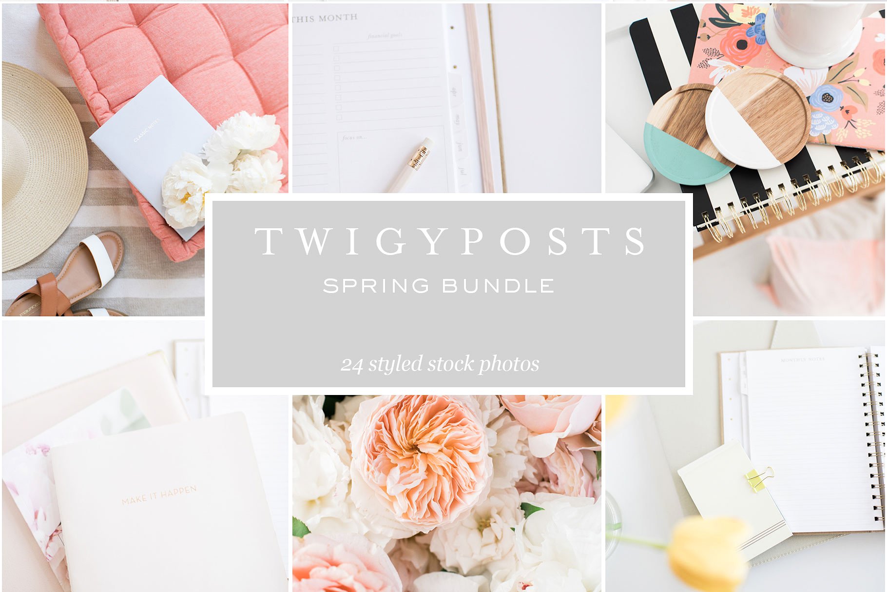 小清新女性主题场景背景照片集 Spring Styled Stock Photos插图(1)