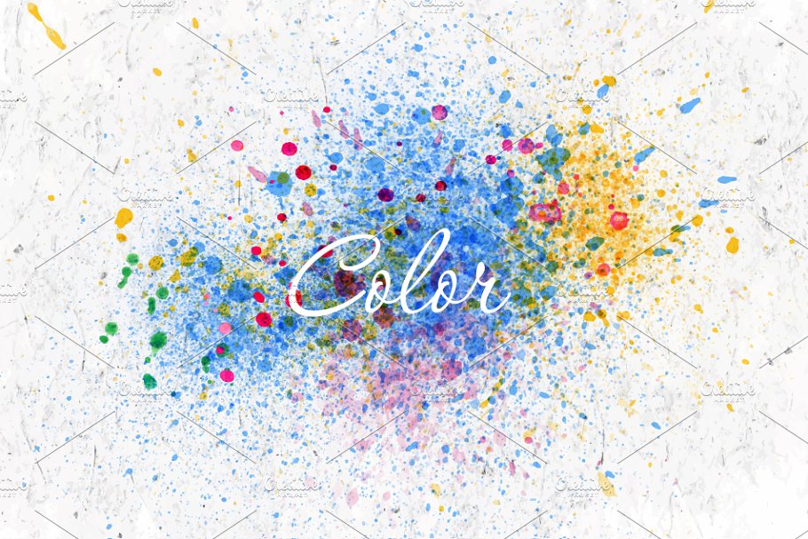 水彩标签图形 Watercolor Labels插图(4)