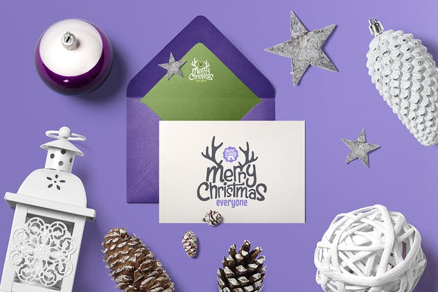 圣诞节主题超级样机&场景模板合集 Christmas Mockup Creator插图(4)