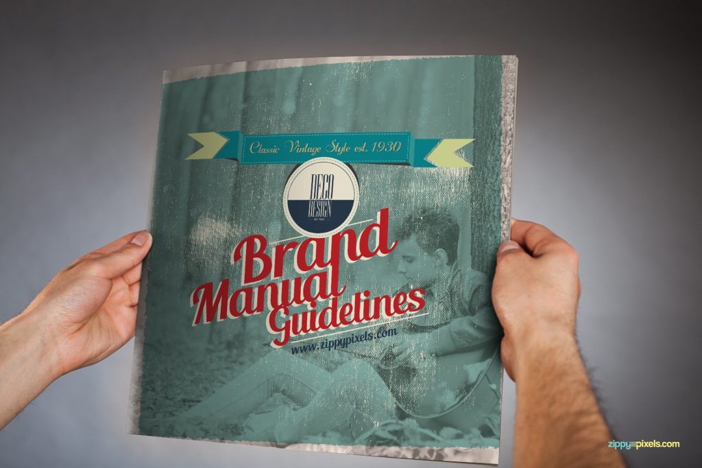 一款复古风画册模版下载[ai,indd,pdf]插图(2)