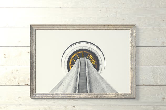 墙壁橱窗涂料艺术品样机套装V1 Frame Artwork Mockup Set 1插图(2)