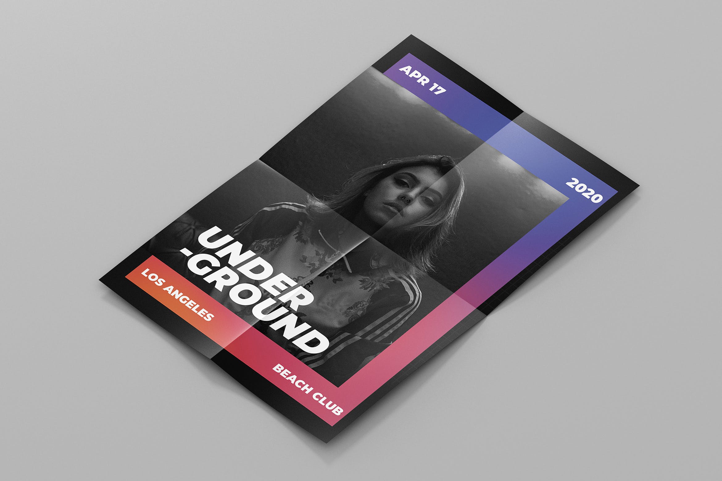 都市风格海报PSD素材素材库精选模板v1 Urban Style Poster插图