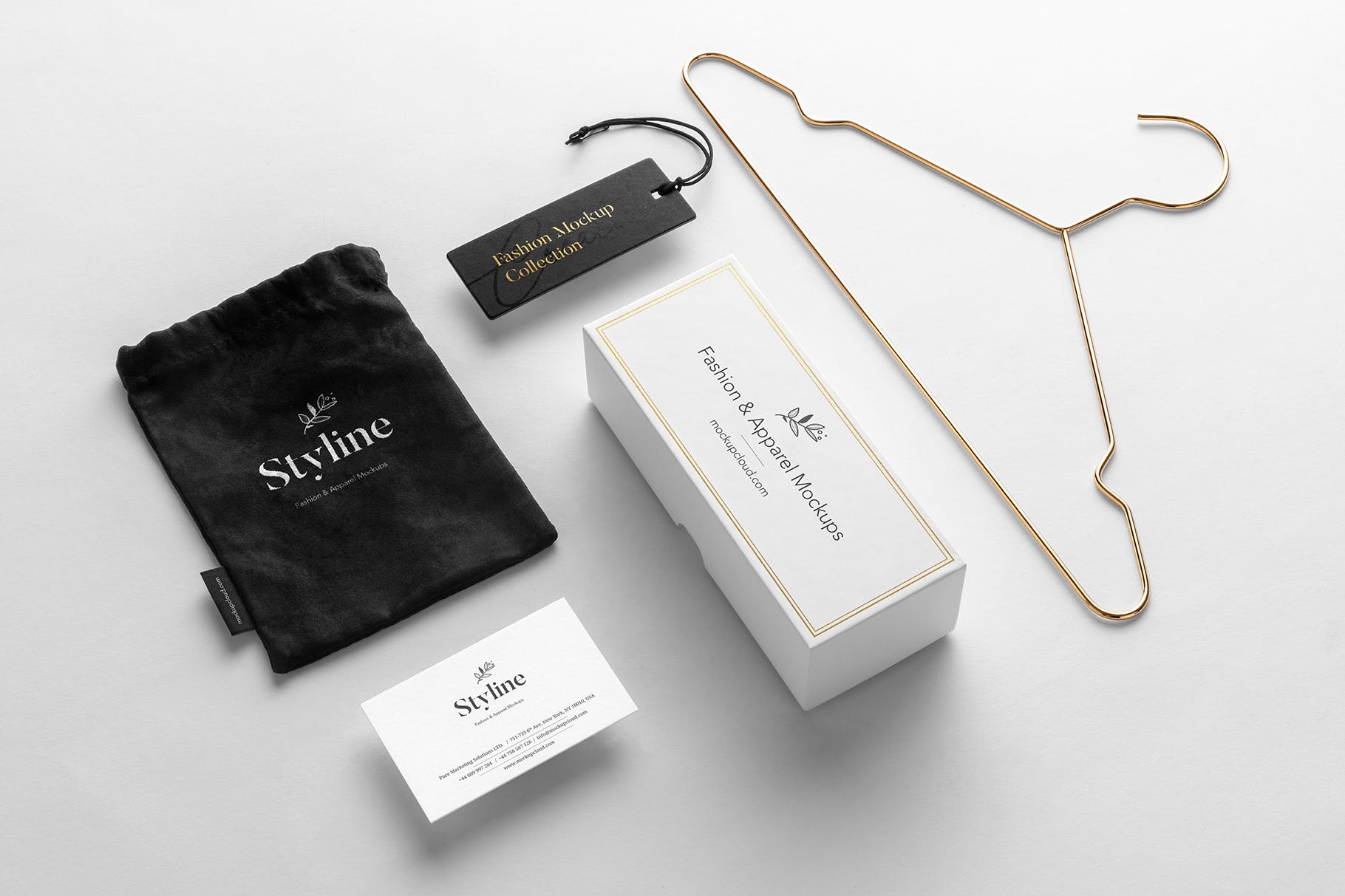 Styline系列时尚服饰品牌VI设计素材库精选套装v1 Styline – Fashion and Apparel Mockups vol 1插图(3)