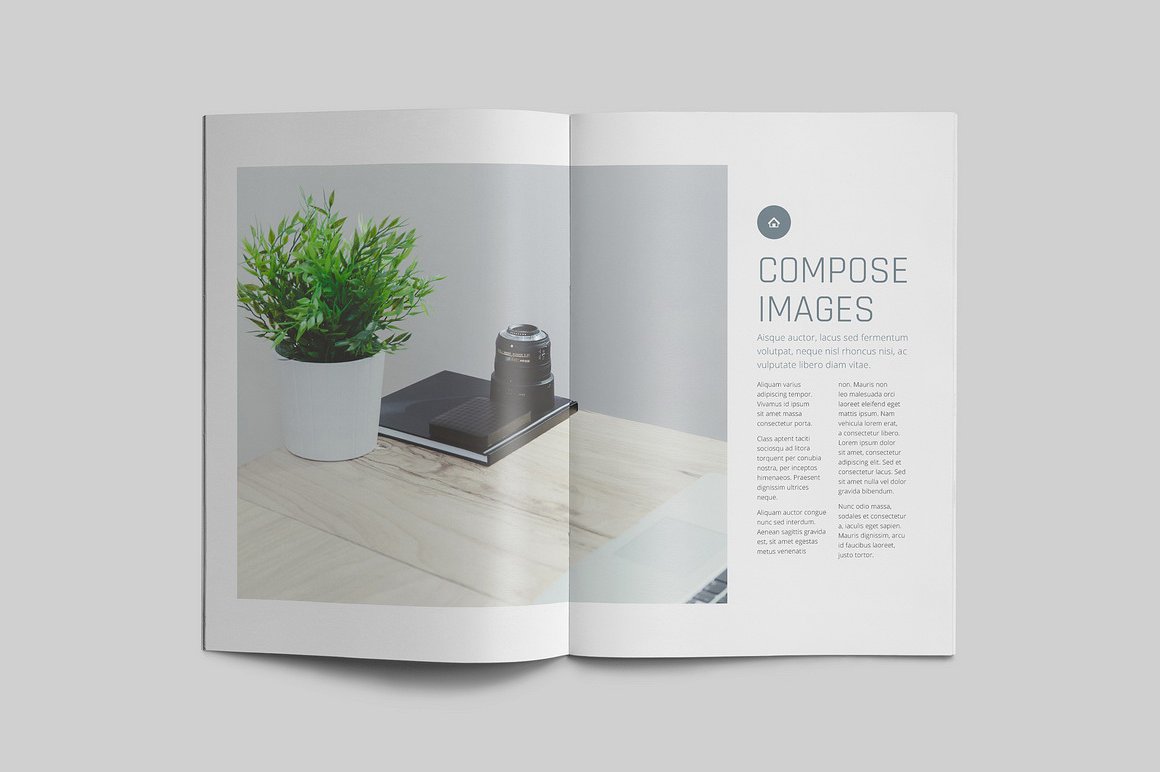 100页漂亮极简的商业化杂志模板下载[indd]插图(23)