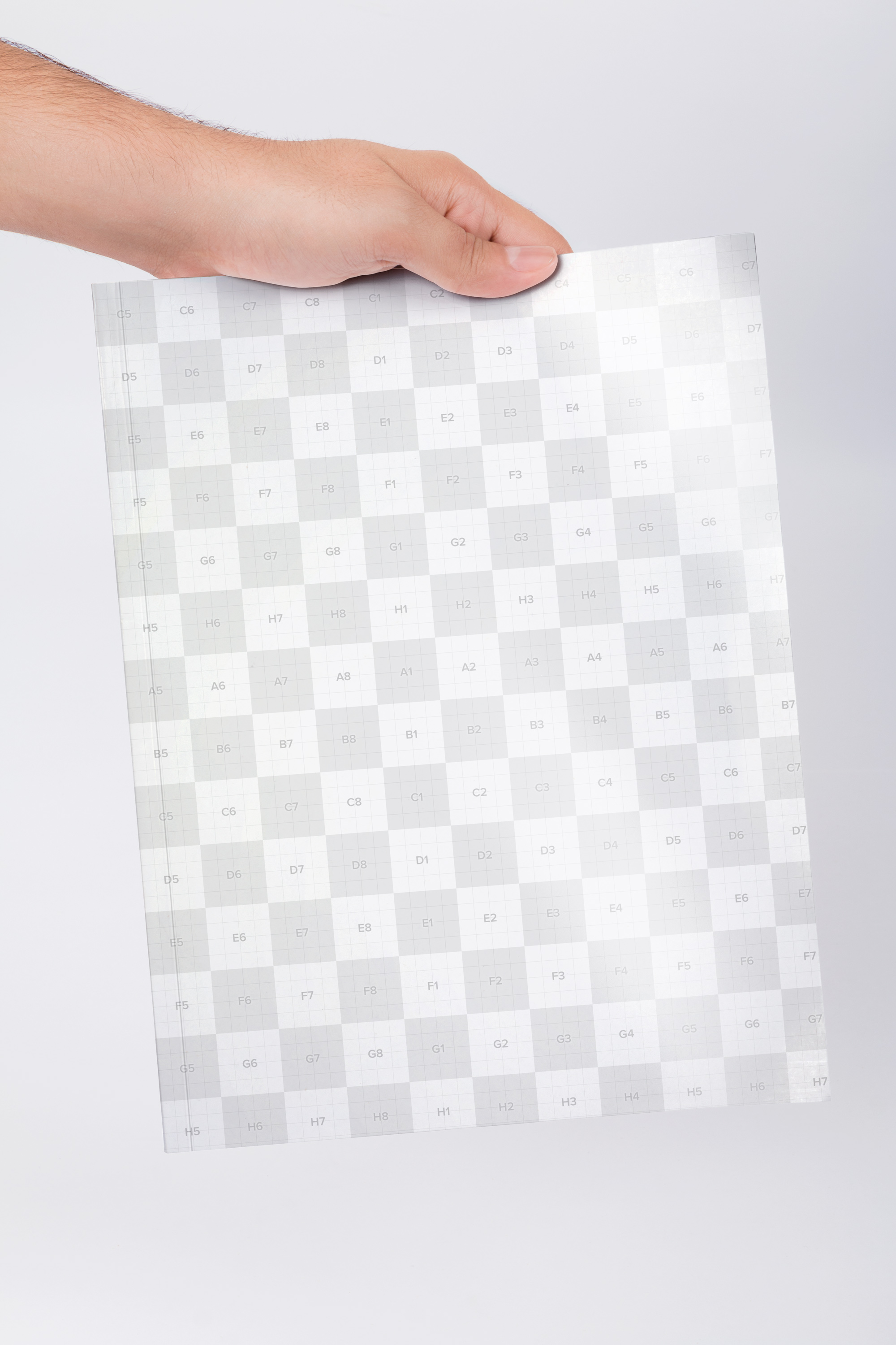 大型杂志封面设计效果图样机04 Large Magazine Cover Mockup 04插图(2)