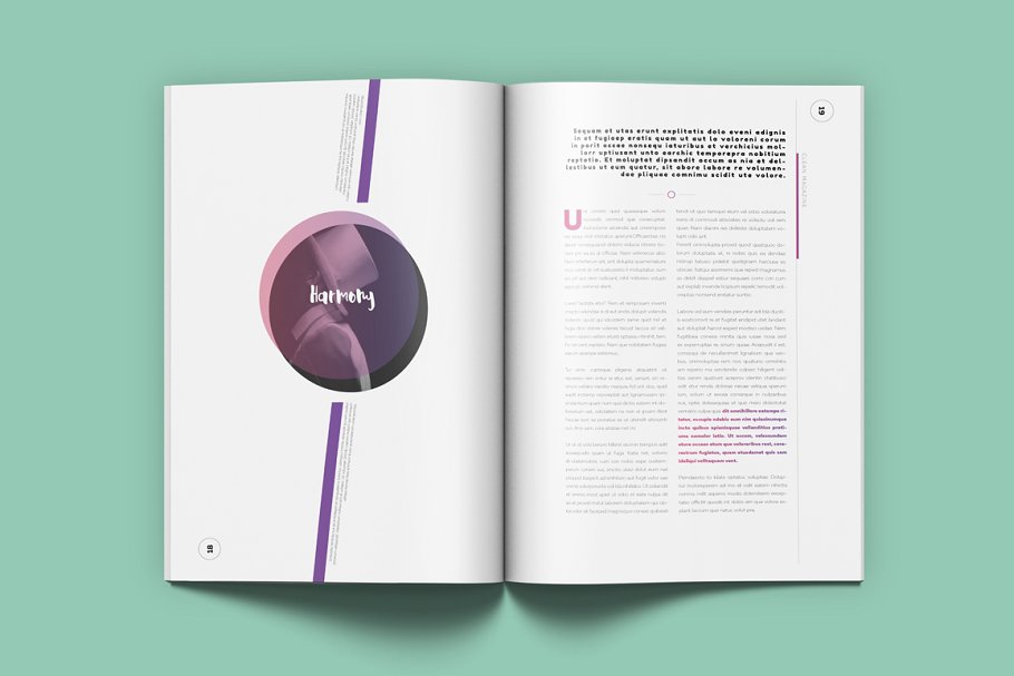 潮流时尚生活杂志模板 Magenta Magazine插图(11)