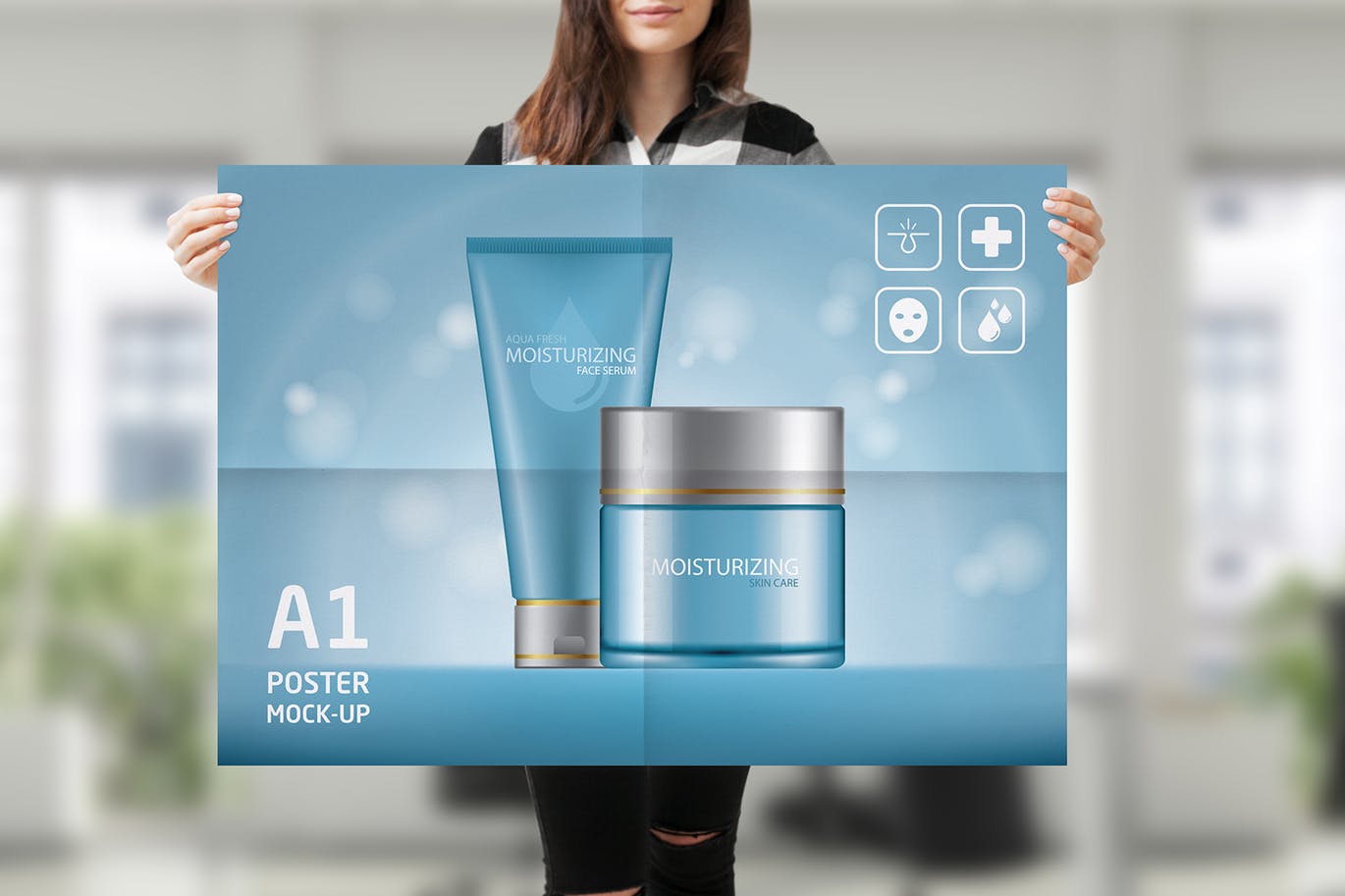 高品质的时尚女模特海报宣传单DM样机VI展示模型mockups插图(8)