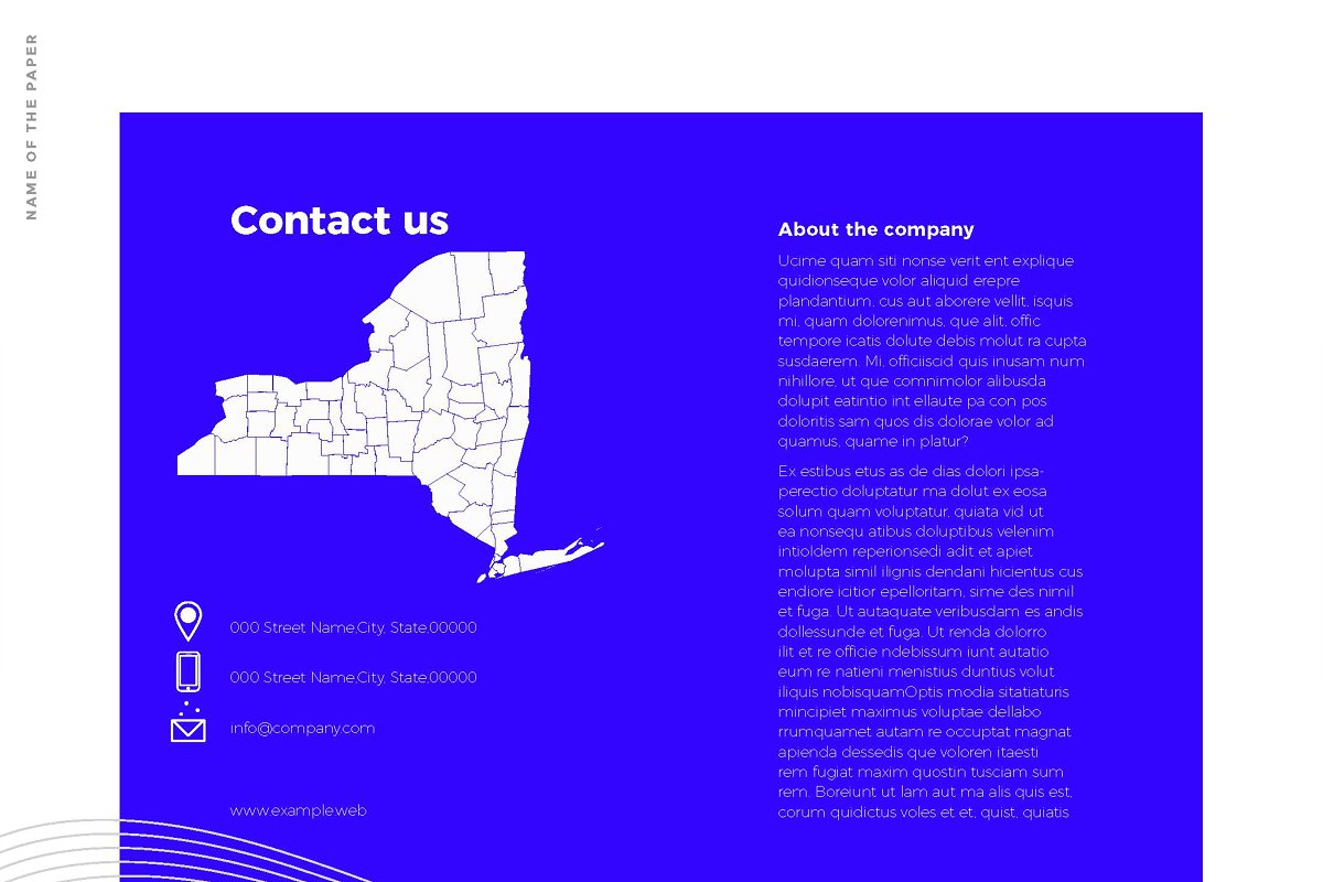 商业科技时尚技术InDesign宣传册模板插图