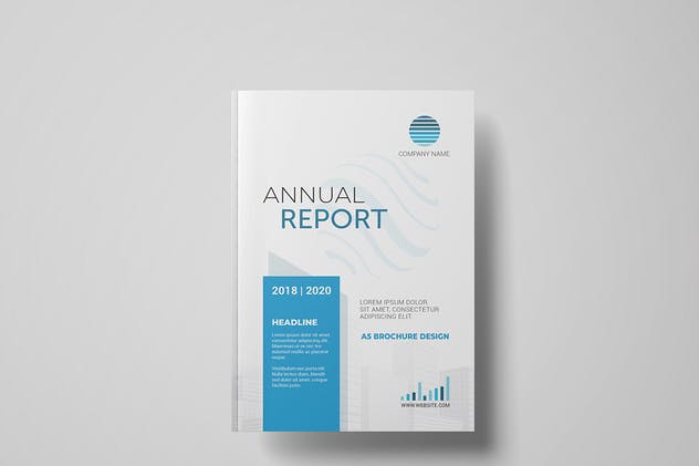 A5企业市场营市场销数据报告样机 A5 Magazine Mockup插图(8)