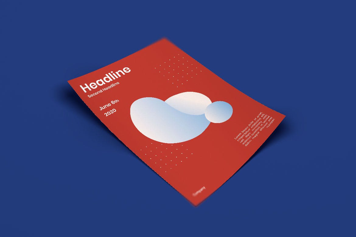 极简设计风格几何图形创意海报设计模板 Barnabas Poster Design插图(3)