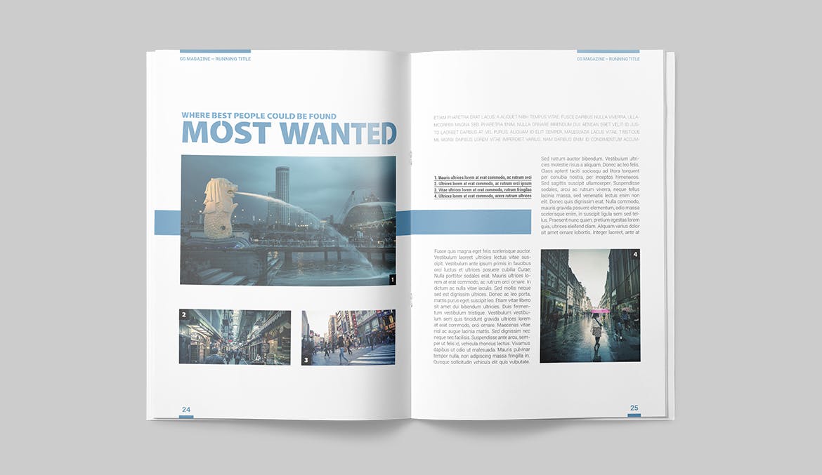 建筑设计主题杂志设计INDD模板 Magazine Template插图(11)