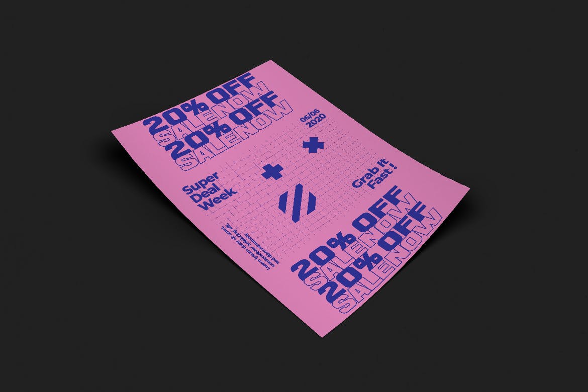 创意文字排版设计海报PSD素材素材库精选 luis Poster Design插图(1)