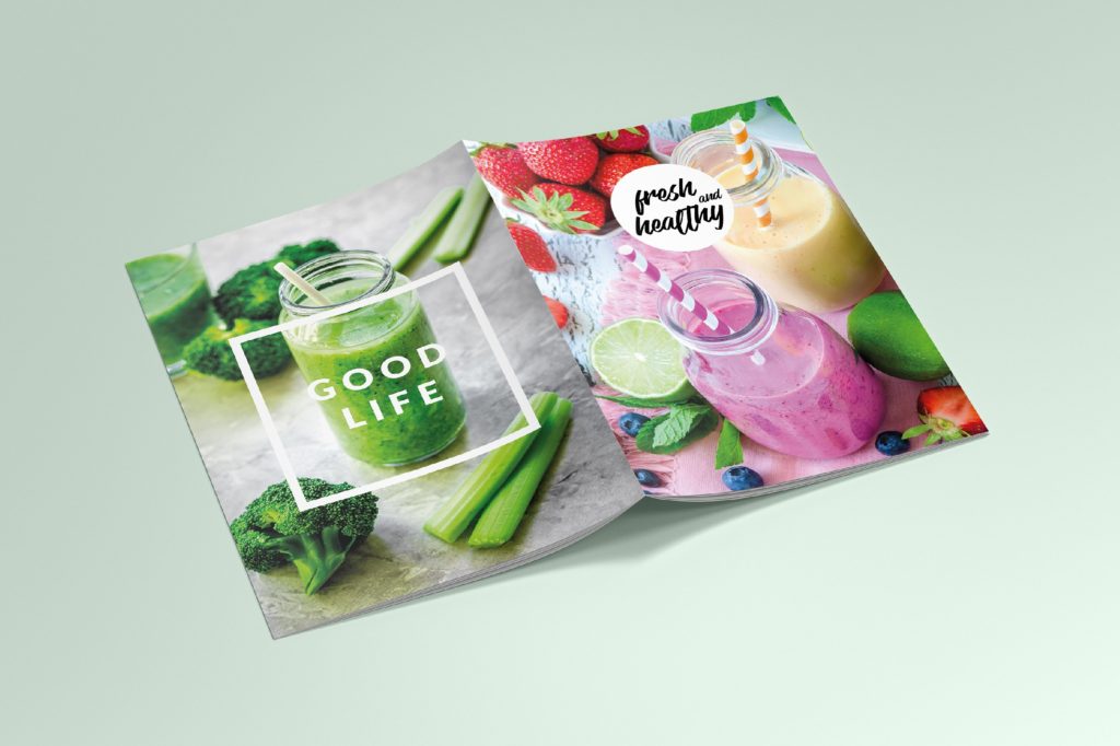 一款漂亮的美食画册模版下载[indd]插图(1)