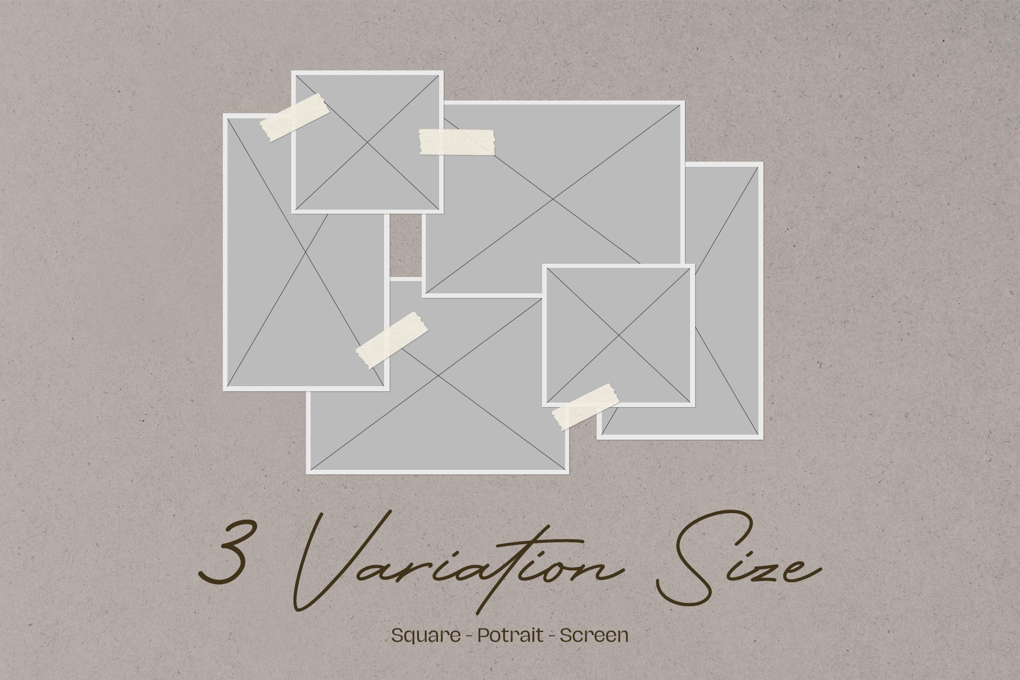 10种风格作品集情绪板展示样机素材库精选PSD模板 Moodboard Mockup Kit插图(7)