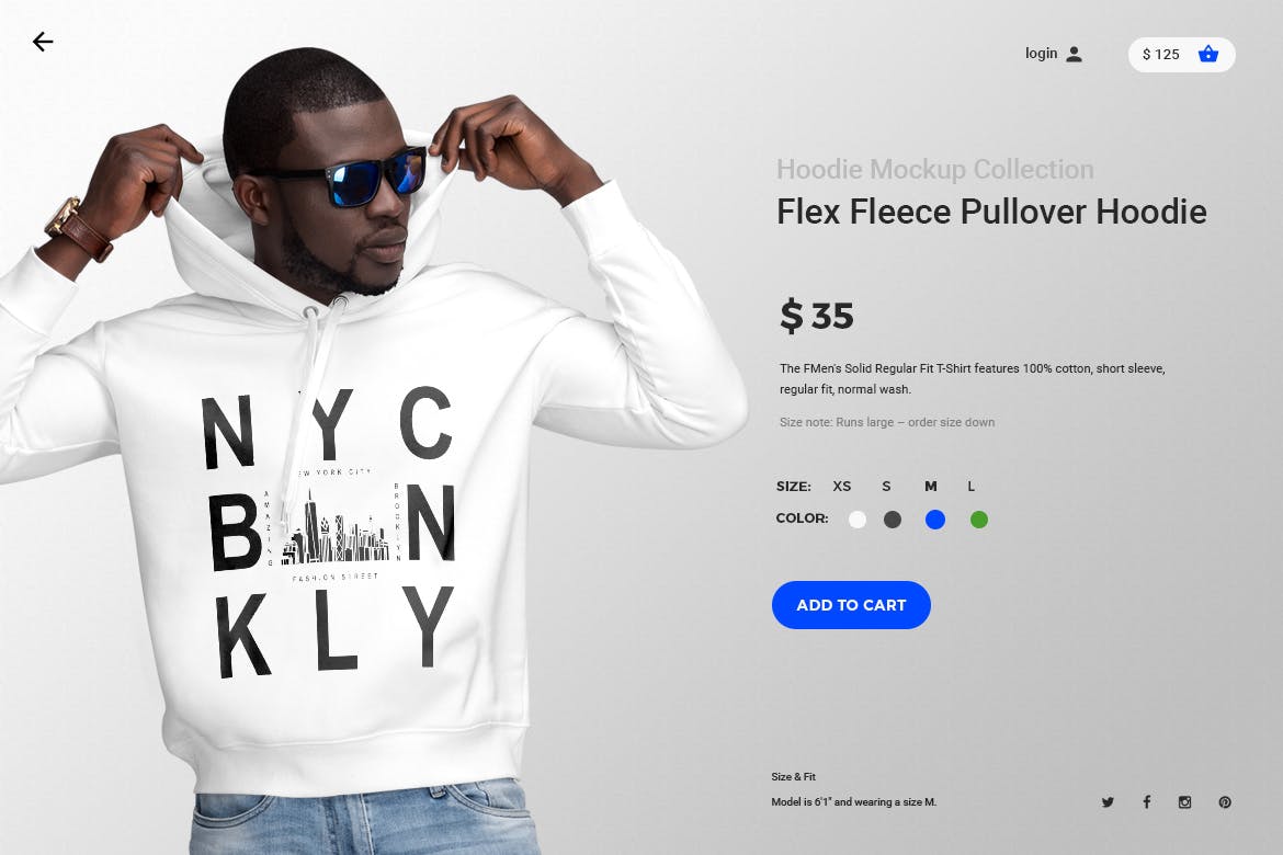 服装电商必备的终极男士服饰产品展示样机素材库精选模板v12 Ultimate Apparel Mockup Vol. 12插图(1)