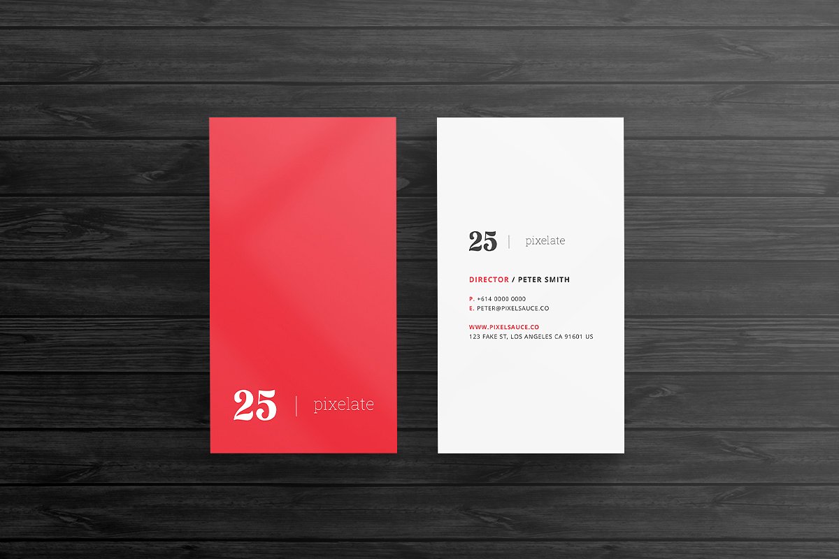 68个高端时尚简约的商务名片设计模板插图(23)