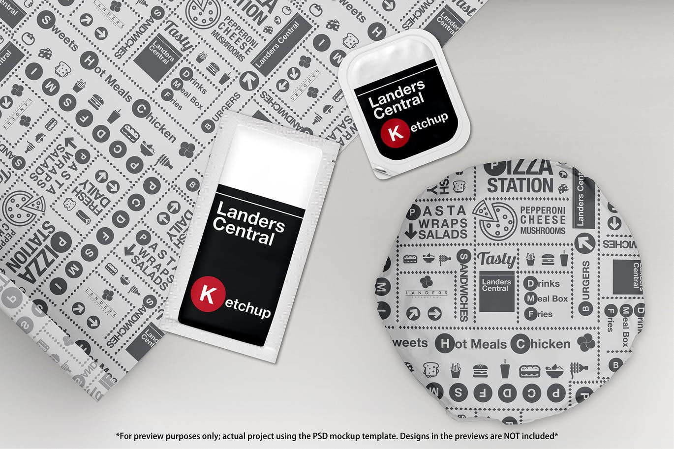 肯德基麦当劳KFC快餐外卖盒包装样机展示模型mockups大集合插图(4)