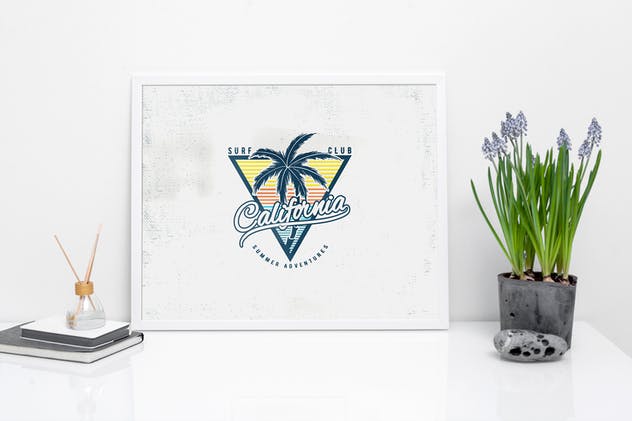 居家风格艺术作品/照片展示画框相框样机模板 Frame Mock-Up Home Style插图(5)