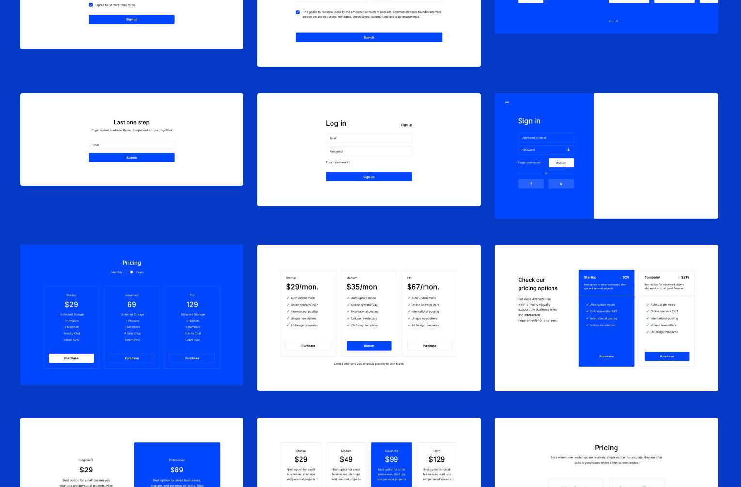 UI界面设计必备：高效率高保真产品原型线框图套件 dot [SKETCH, XD & Figma]插图(12)
