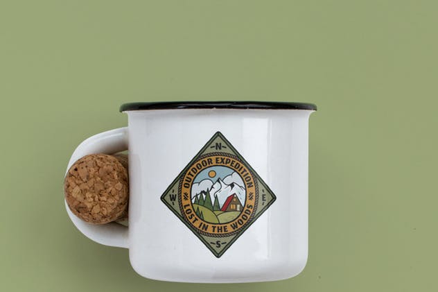 复古风格户外运动Logo模板v2 Retro Travel Emblem / Vintage Camping Logo / Patch插图(3)