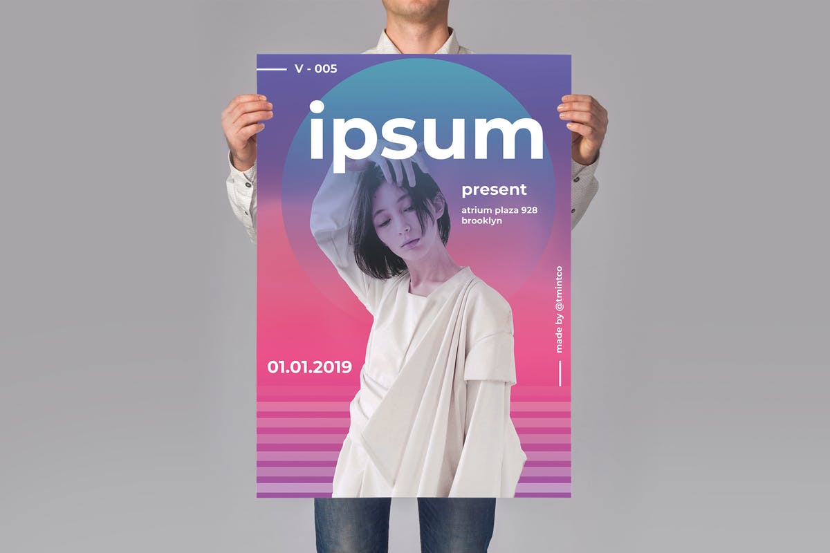 时尚服饰销售折扣促销广告海报传单设计模板 Fashion Flyer Promotion插图