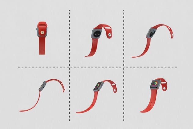 智能Apple手表设备展示样机 Apple Watch Kit Mockup插图(4)