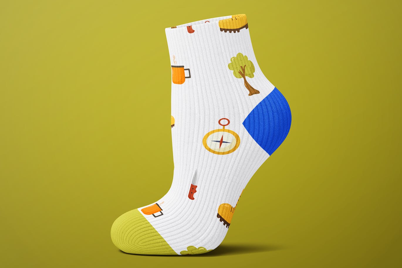 户外露营图案无缝背景素材 Outdoor Camping Seamless Patterns插图(4)