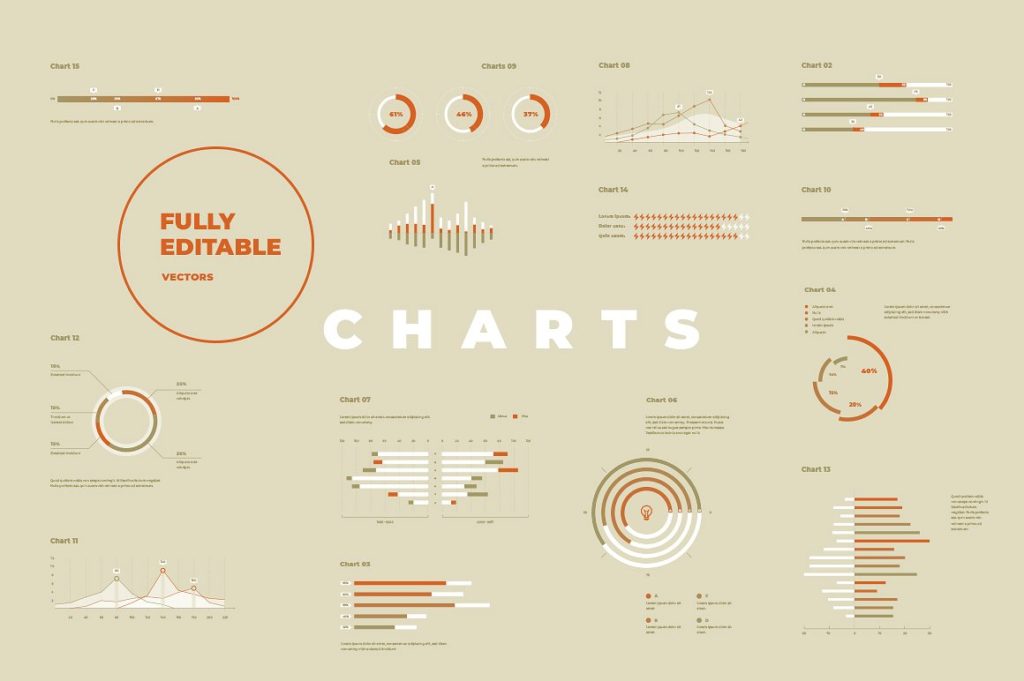 一组专业的环境信息图表插画矢量素材下载[ai,eps,png,jpg]插图(5)