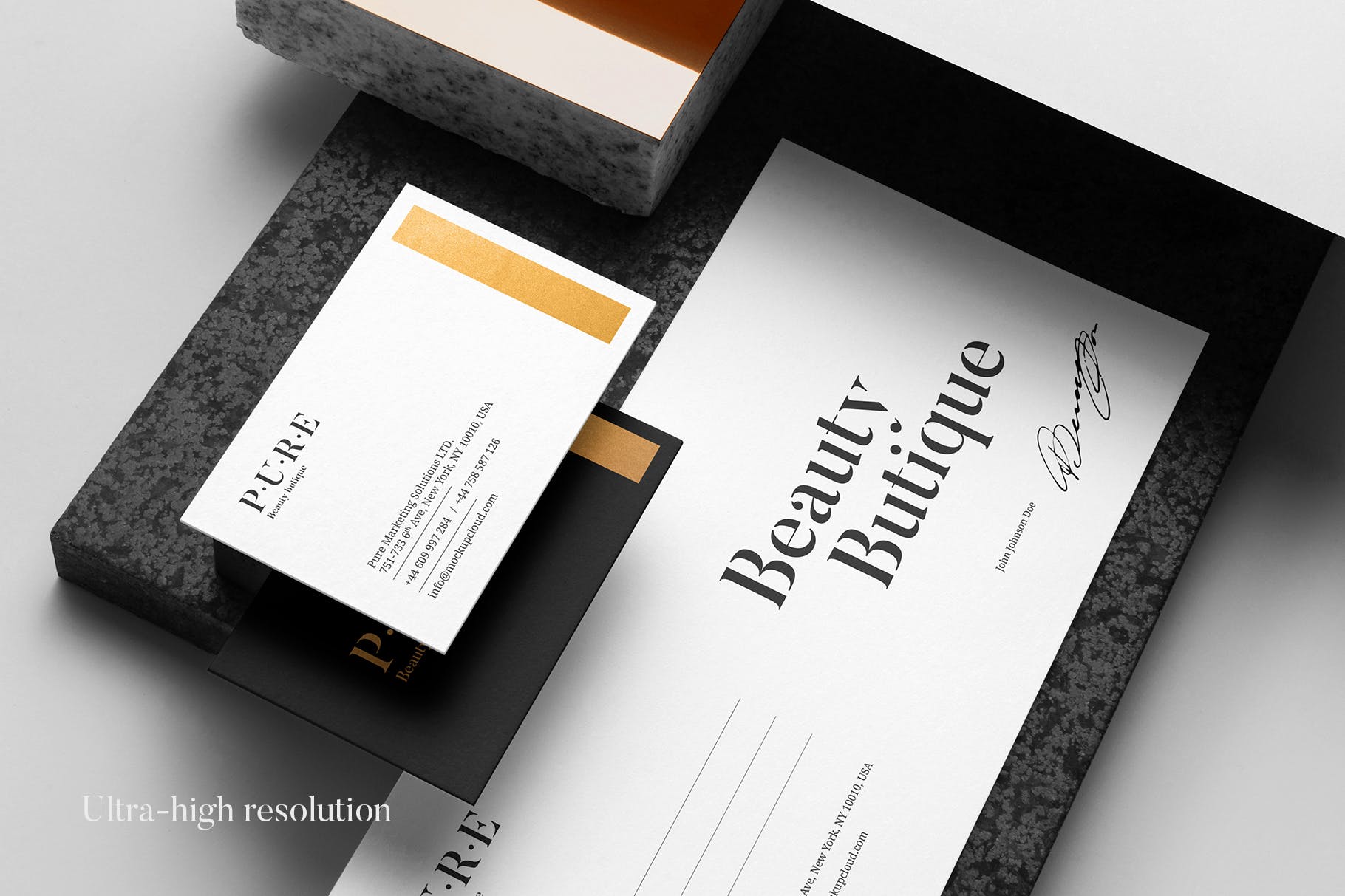品牌VI视觉设计效果图素材库精选模板v2 Pure Branding Mockup Vol. 2插图(5)